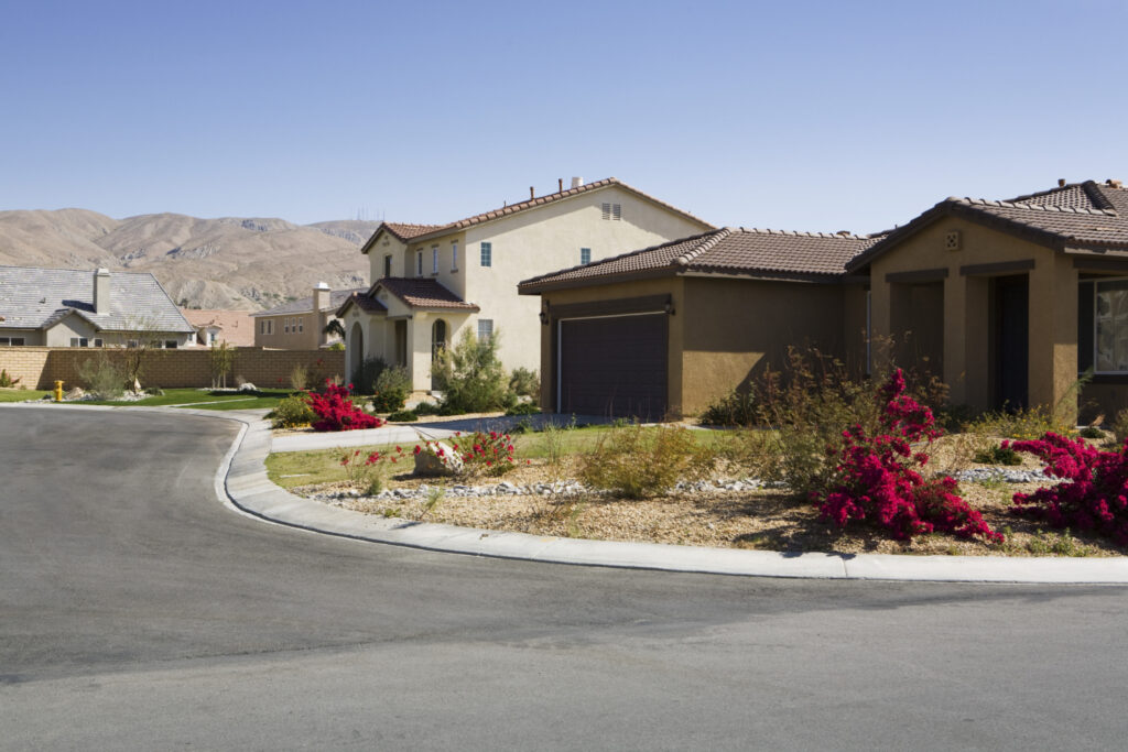 Residential homes in a Nevada neighborhood commonly sold to cash home buyers.